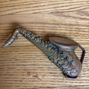 Vintage Saxophone Belt Buckle